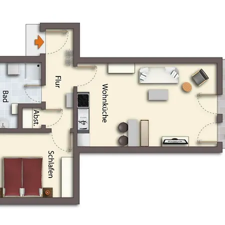 Apartamento Brise Haus Auguste App 02 *